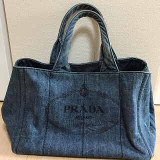 プラダ(PRADA)のPRADA デニムバック(トートバッグ)