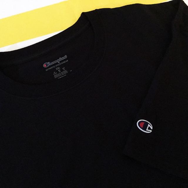 Champion(チャンピオン)の2XL 黒1点★チャンピオンＴシャツ★スーパービッグサイズ★ビッグT★USA メンズのトップス(Tシャツ/カットソー(半袖/袖なし))の商品写真