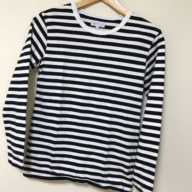 定番!】agnes b. アニエスべー ボーダー長そでTシャツ ロンT - T