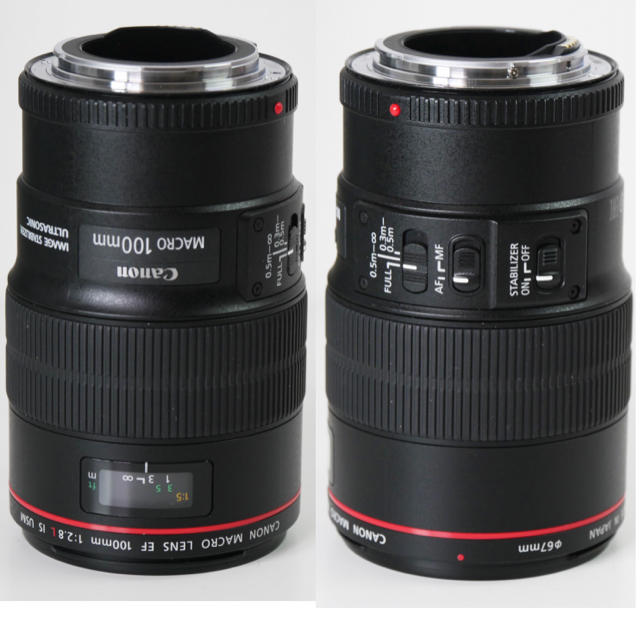 Canon(キヤノン)の◉ Canon EF100mm f/2.8L Macro IS 2 USM◉美品 スマホ/家電/カメラのカメラ(レンズ(単焦点))の商品写真