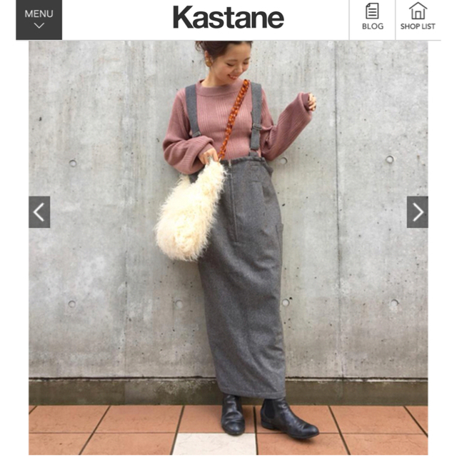 Kastane(カスタネ)のツイードジャンスカ レディースのスカート(ロングスカート)の商品写真