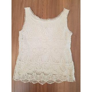 エイチアンドエム(H&M)のH&M　140センチ　レースタンクトップ♥(Tシャツ/カットソー)