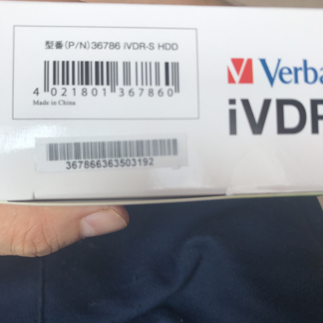 IODATA(アイオーデータ)の【専用】iVDR-S 1TB 日立wooo HDD 外付けハードディスク スマホ/家電/カメラのテレビ/映像機器(その他)の商品写真