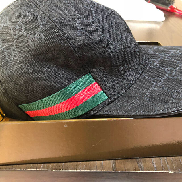 Gucci(グッチ)のグッチ キャップ 黒 レディースの帽子(キャップ)の商品写真