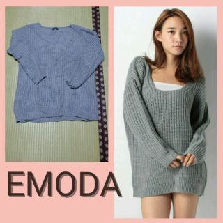 エモダ(EMODA)のEMODA♡ニットワンピ(ミニワンピース)