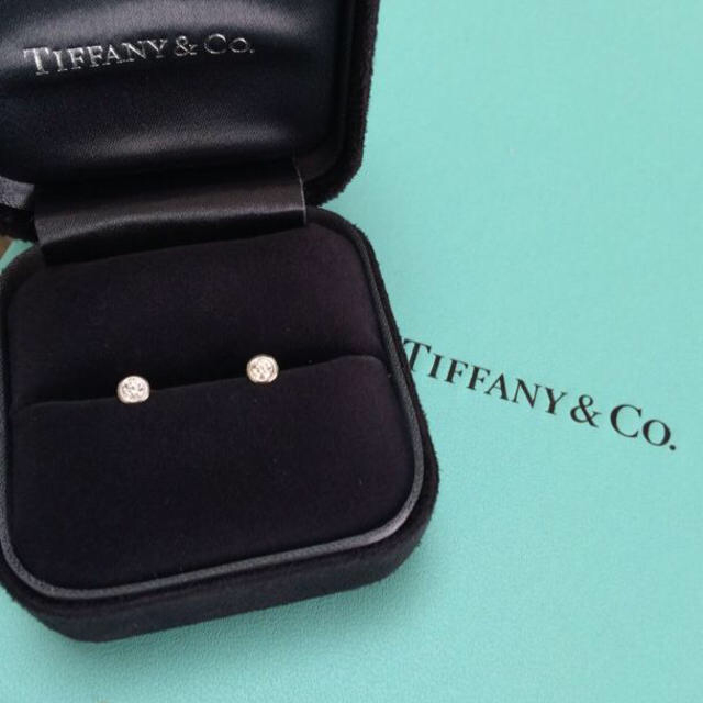 Tiffany & Co. - ティファニー1粒ダイヤピアスの通販 by youu