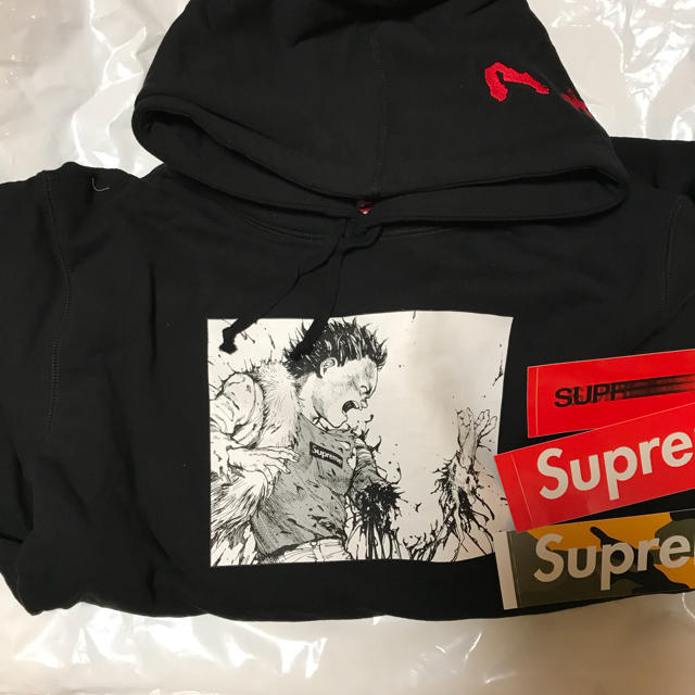 SUPREME  AKIRA ARM HOODED SWEATSHIRT Lトップス