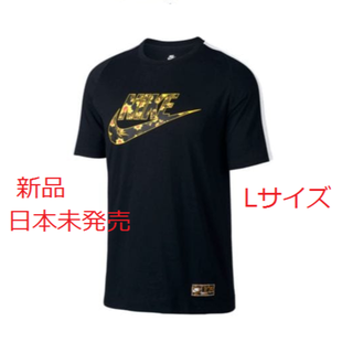 ナイキ(NIKE)の【日本未発売】新品 Ｌサイズ NIKE フローラル Tシャツ ブラック 黒(Tシャツ/カットソー(半袖/袖なし))