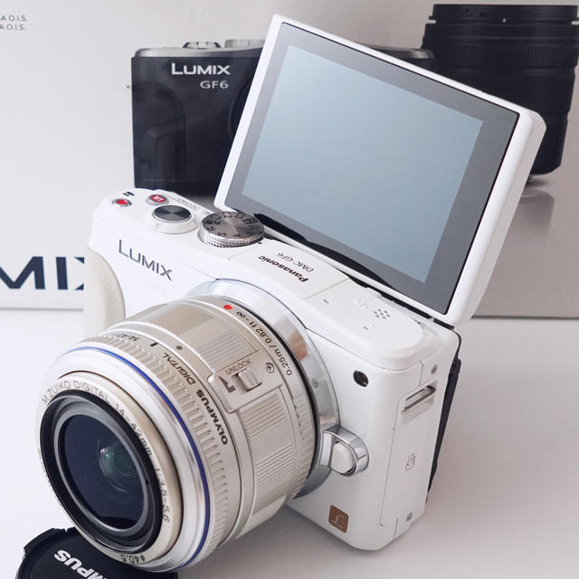 格安定番 【Panasonic】自撮り&Wi-F搭載!!DMC-GF6レンズキット 高