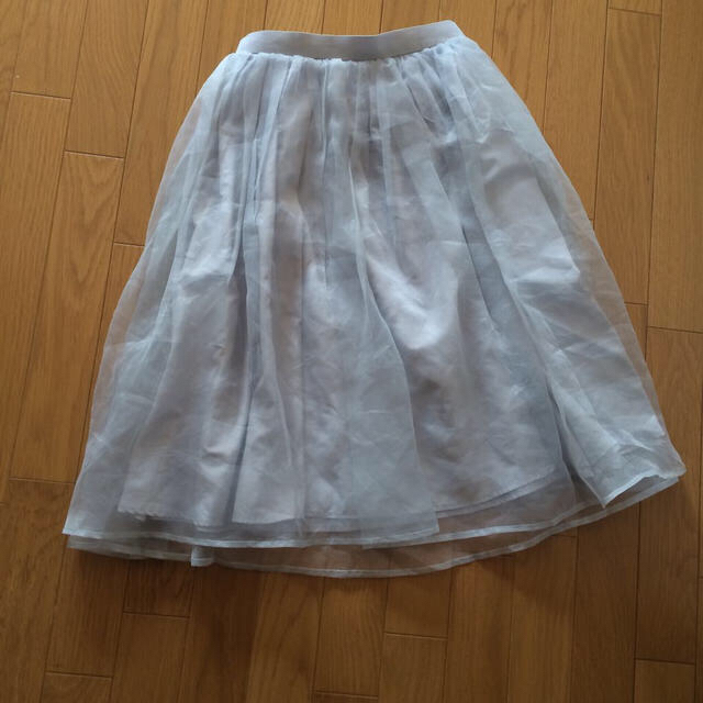 MERCURYDUO(マーキュリーデュオ)のMERCURYDUO♡オーガンジーSK レディースのスカート(ひざ丈スカート)の商品写真