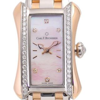 カルティエ(Cartier)の定価117万カールFブヘラ アラクリア プリンセスK18 /SS純正ダイヤ新品(腕時計)