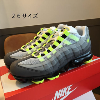 ナイキ(NIKE)の新品❗️NIKE  VAPORMAX 95 "NEON" サイズ26(スニーカー)