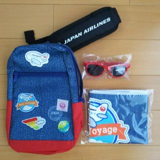 JAL バック  タオル セット(ノベルティグッズ)