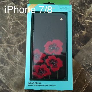 ケイトスペードニューヨーク(kate spade new york)の★新品★ケイトスペード 手帳 iPhoneケース 7/8 花柄(iPhoneケース)