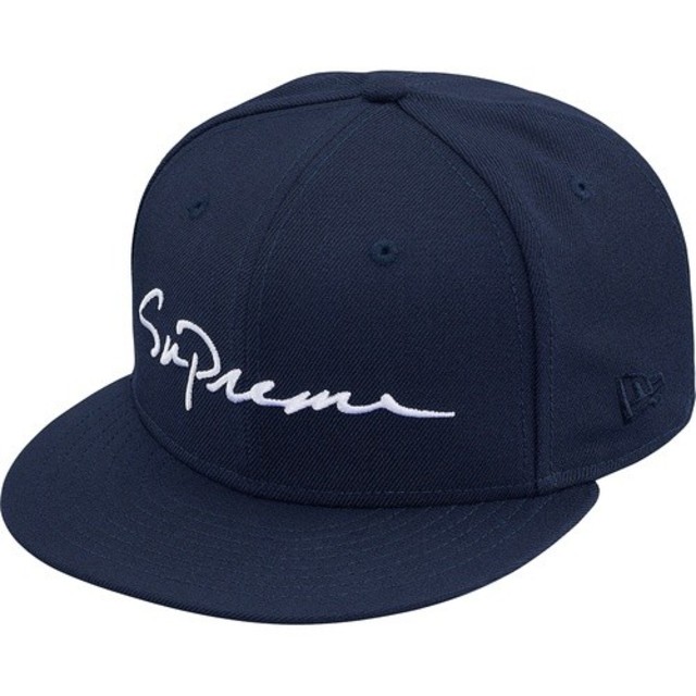 Supreme クラシックスクリプト new era キャップ