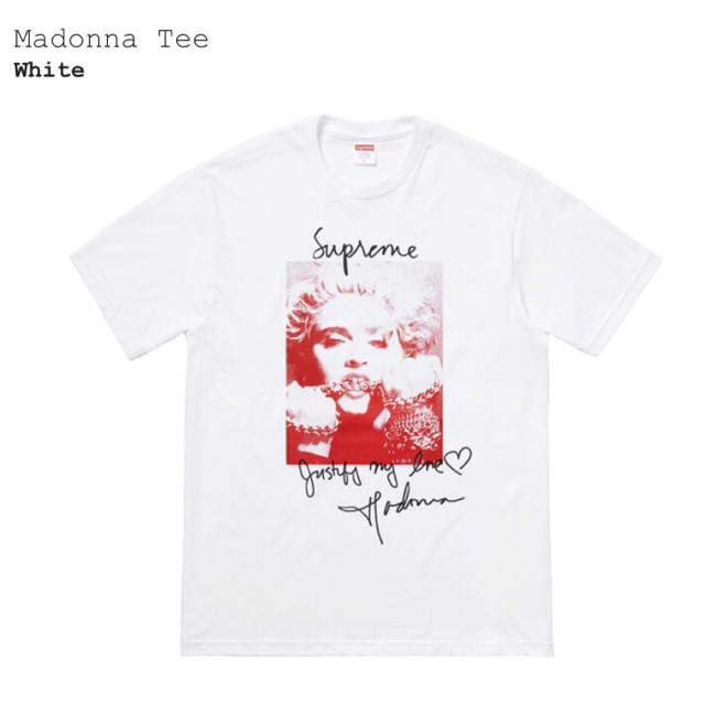 supreme Madonna Tシャツ