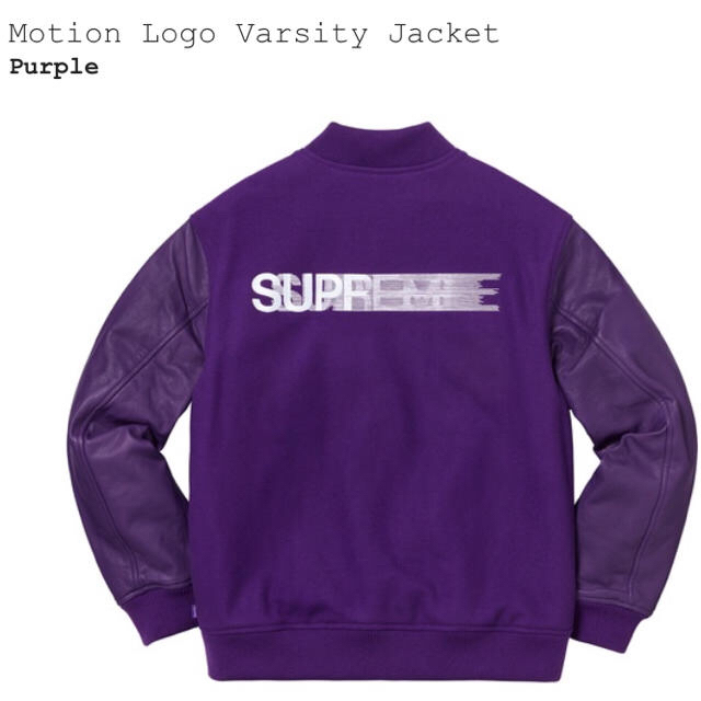 Supreme(シュプリーム)のsupreme Motion Logo Varsity Jacket サイズM メンズのジャケット/アウター(スタジャン)の商品写真