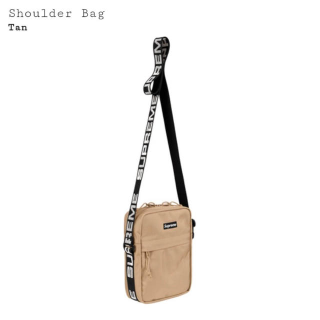 18ss Supreme Shoulder Bag tan 納品書付属アイテムShoulderBag