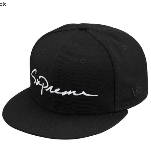 Supreme Classic Script New Era 7 1/2 黒