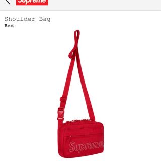 シュプリーム(Supreme)のSupreme shoulder bag red(ショルダーバッグ)