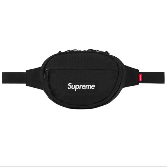 supreme ウエストバッグ 黒