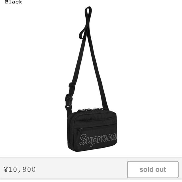 Supreme(シュプリーム)のsupreme Shoulder Bag COLOR/STYLE Black レディースのバッグ(ショルダーバッグ)の商品写真