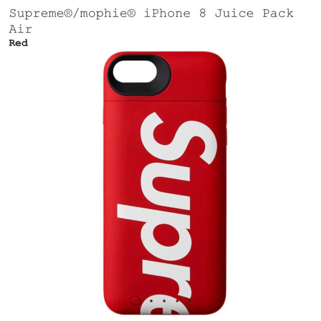 スマホアクセサリー即支払 赤  supreme mophie iphone 8 Juice