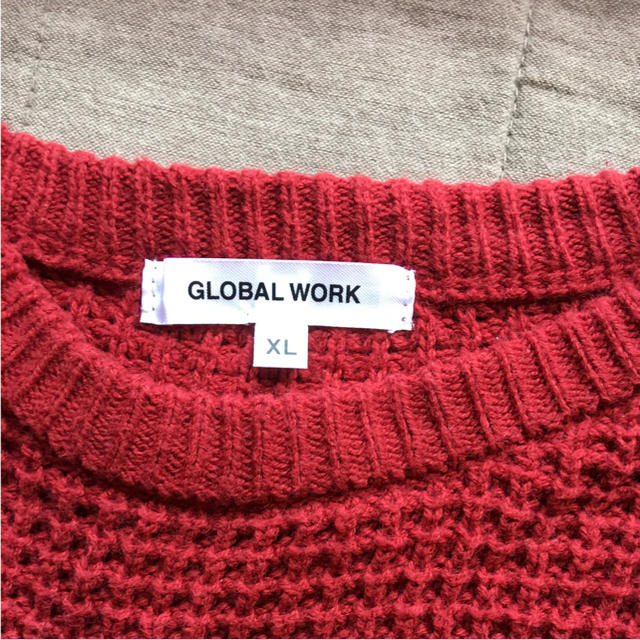 GLOBAL WORK(グローバルワーク)のワッフルビッグニット グローバルワーク キッズ/ベビー/マタニティのキッズ服女の子用(90cm~)(ニット)の商品写真