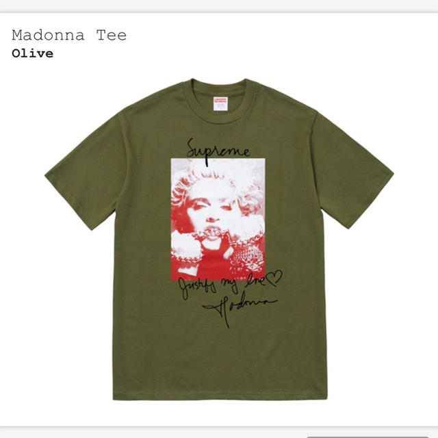 supreme madonna tee M olive