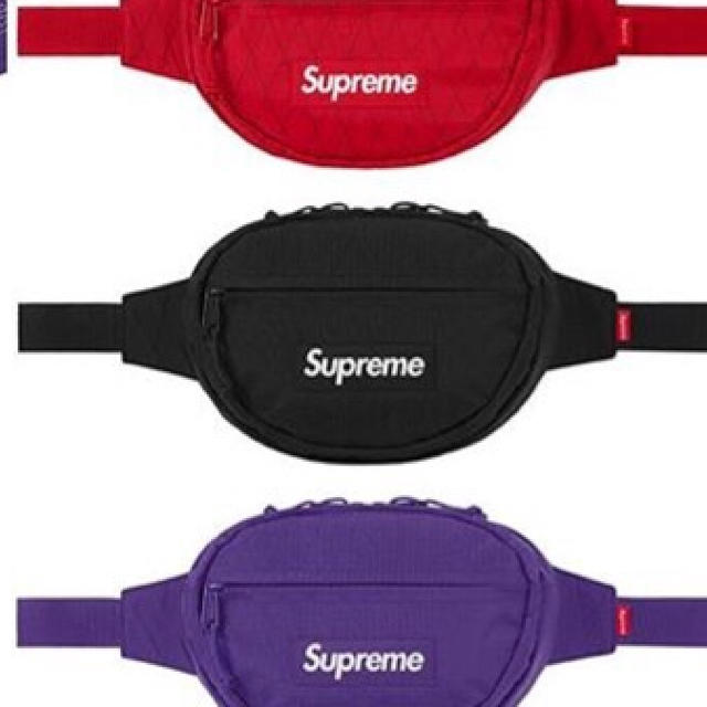 メンズSupreme Waist bag 黒 新品未使用 シュプリーム