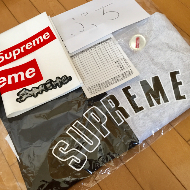 Sサイズ supreme split crewneck sweatshirt