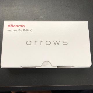 エヌティティドコモ(NTTdocomo)の新品未使用 SIMロック解除済 ドコモ arrows be F-04K(スマートフォン本体)