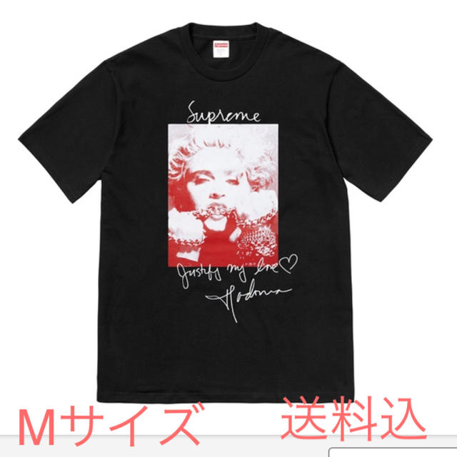 【即納&大特価】  Supreme - 黒M Tee Madonna supreme てるさん専用 Tシャツ/カットソー(半袖/袖なし)