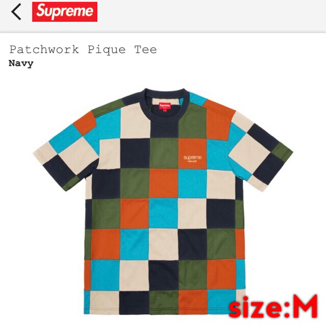 M送込!! Supreme Patchwork Pique Teeのサムネイル