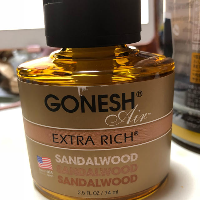 GONESH EXTRA RICH 芳香剤 74ml コスメ/美容のリラクゼーション(お香/香炉)の商品写真