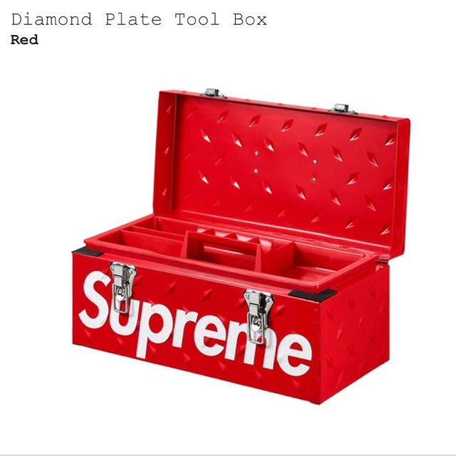 Supreme(シュプリーム)のSupreme Diamond Plate Tool Box インテリア/住まい/日用品の収納家具(ケース/ボックス)の商品写真