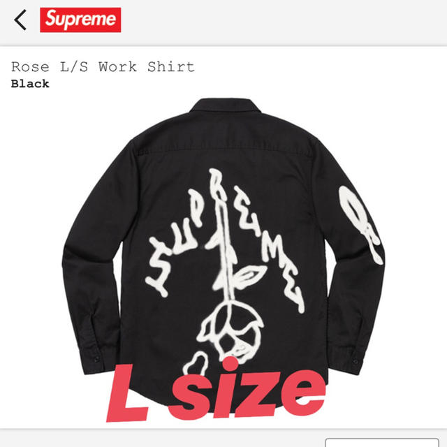 Supreme Rose L/S Work Shirt Supreme Rose L/S Work Shirt