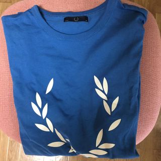 フレッドペリー(FRED PERRY)のフレッドペリー Tシャツ ローレルリース 青 38(Tシャツ/カットソー(半袖/袖なし))