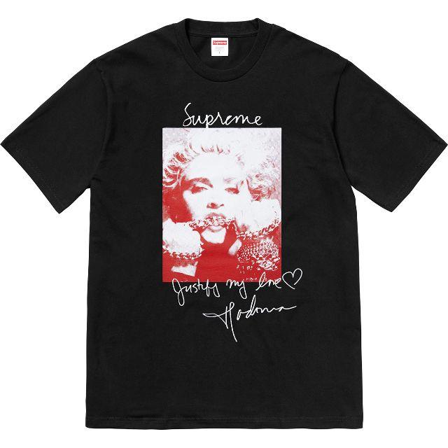 トップスSupreme Madonna マドンナ Tee Black 黒　M