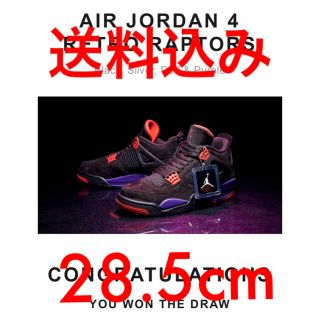 ナイキ(NIKE)のAIR JORDAN 4 RAPTORS エアジョーダン レトロ ラプターズ(スニーカー)