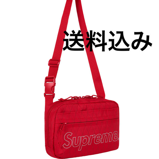 新品 supreme 18FW ショルダー バッグ 赤 レッド