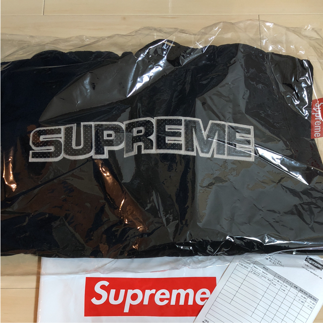 Lサイズ Supreme Perforated Leather Hooded