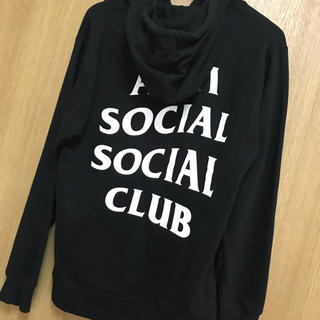 シュプリーム(Supreme)のAnti social social club パーカ 希少S(パーカー)