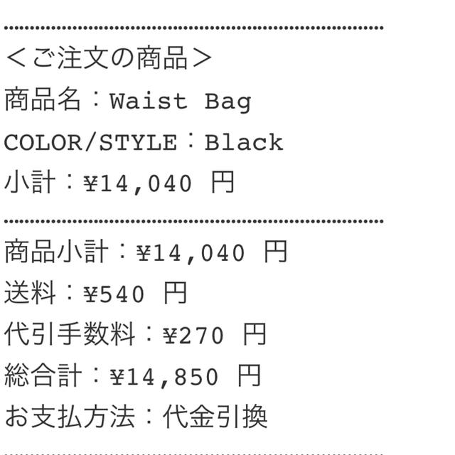 Supreme(シュプリーム)のsupreme waist bag black メンズのバッグ(ボディーバッグ)の商品写真