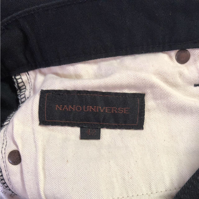 nano・universe(ナノユニバース)のナノユニバース☆ブラックデニム メンズのパンツ(デニム/ジーンズ)の商品写真