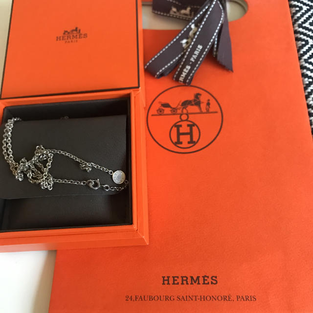 Hermes(エルメス)のエルメス  シルバーネックレス レディースのアクセサリー(ネックレス)の商品写真