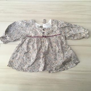 ベベ(BeBe)のbebe エプロンワンピース （美品）(ワンピース)