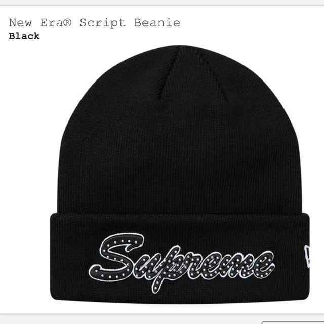 Supreme(シュプリーム)のSupreme シュプリーム NEWERA Script Beanie ビーニー メンズの帽子(ニット帽/ビーニー)の商品写真