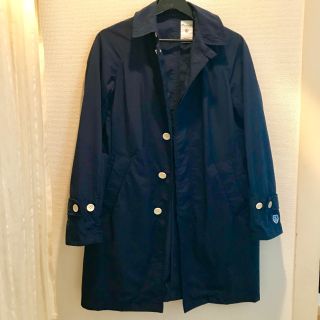 【美品】orcival  コート  コットンナイロンシャンブレー  丸襟