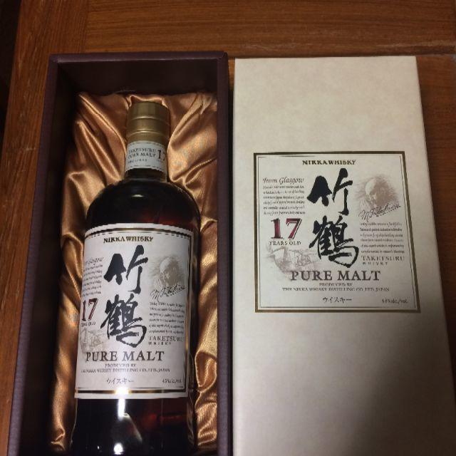 竹鶴17年(未開栓・箱有)酒